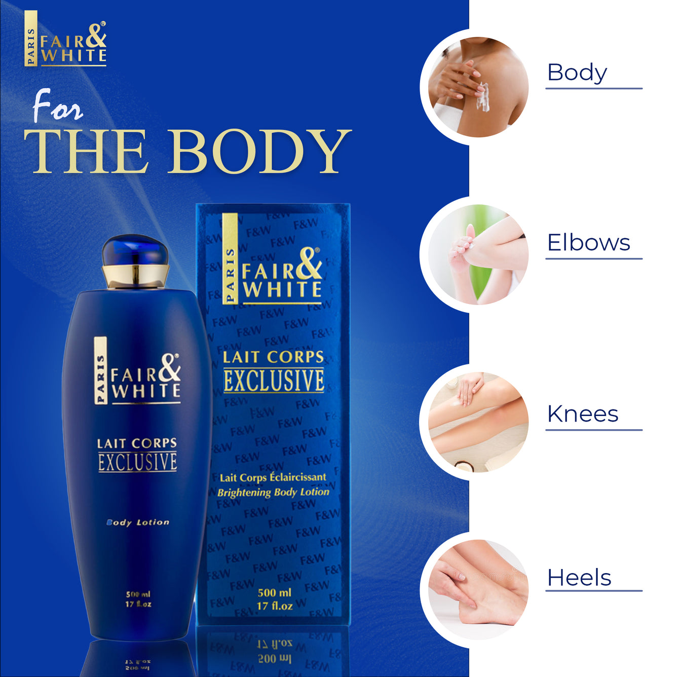 Fair and White Exclusive Whitenizer Body Lotion 500ml