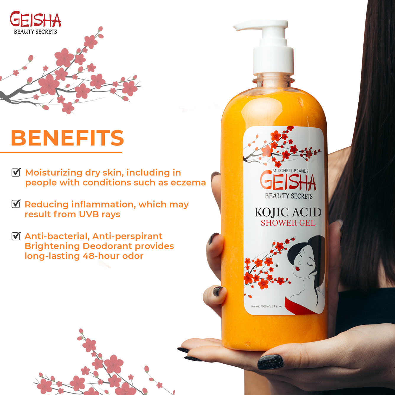 Geisha Exf Shower Gel 1000ml