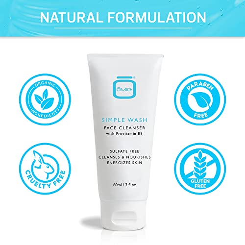 Omic+ Simple Wash Face Cleanser 60ml