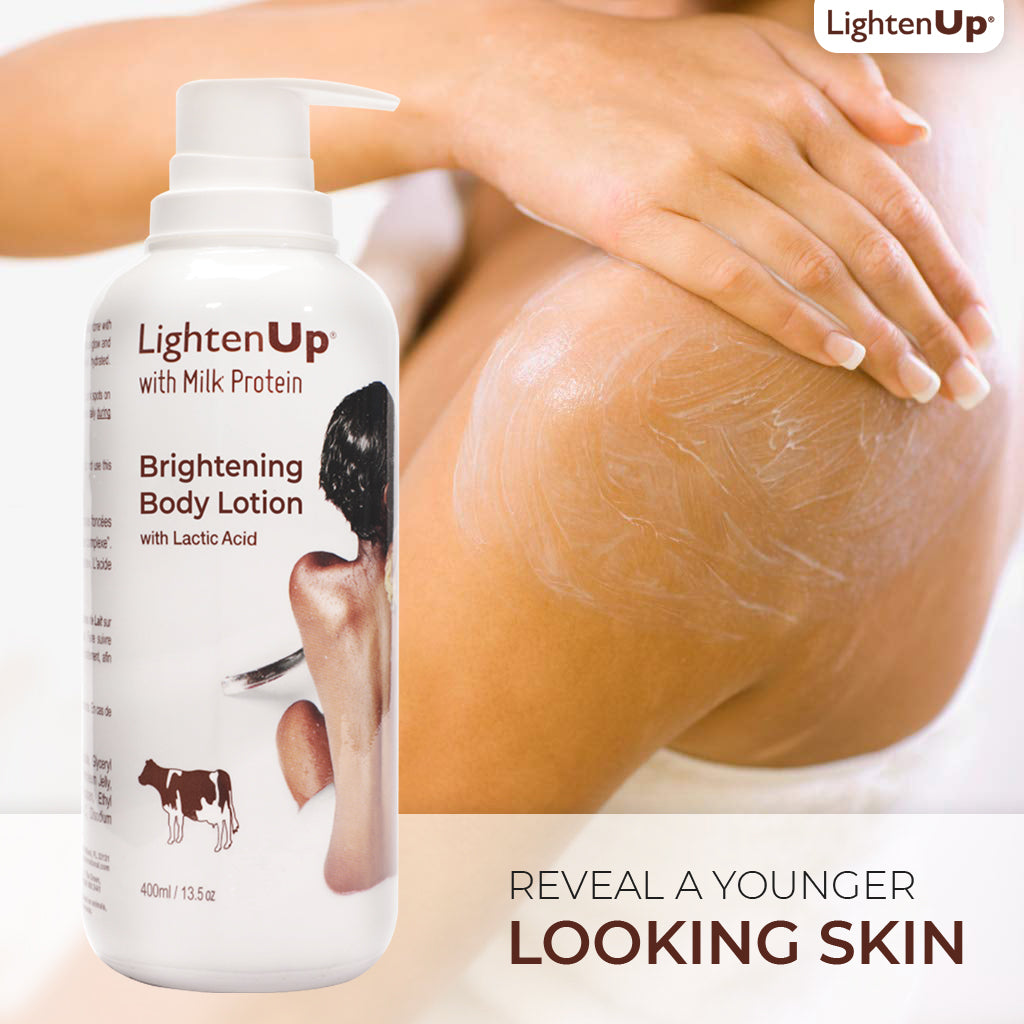 LightenUp Milk Protein Active Brightening Body Lotion 400ml / 13.5 fl oz