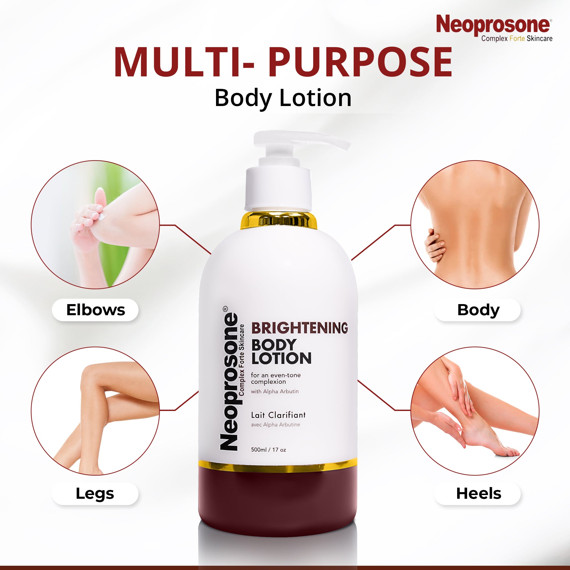 Neoprosone Brightening Body Lotion (with pump) 500 ml