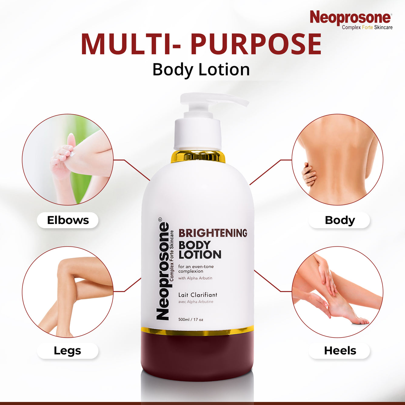 Neoprosone Brightening Body Lotion (with pump) 500 ml