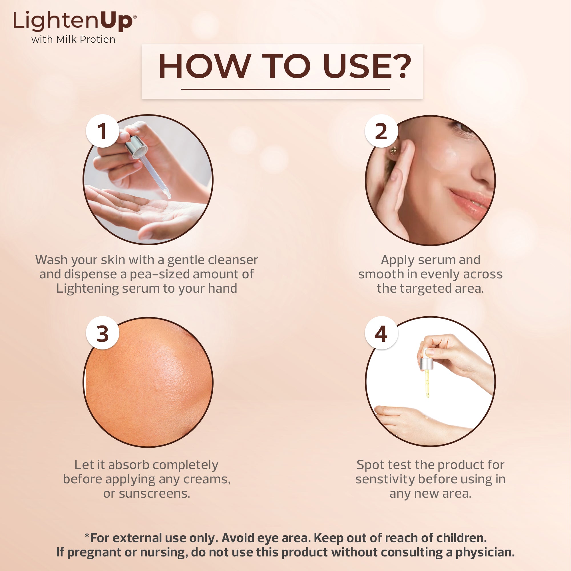 Sérum éclaircissant au lait LightenUp 30 ml 