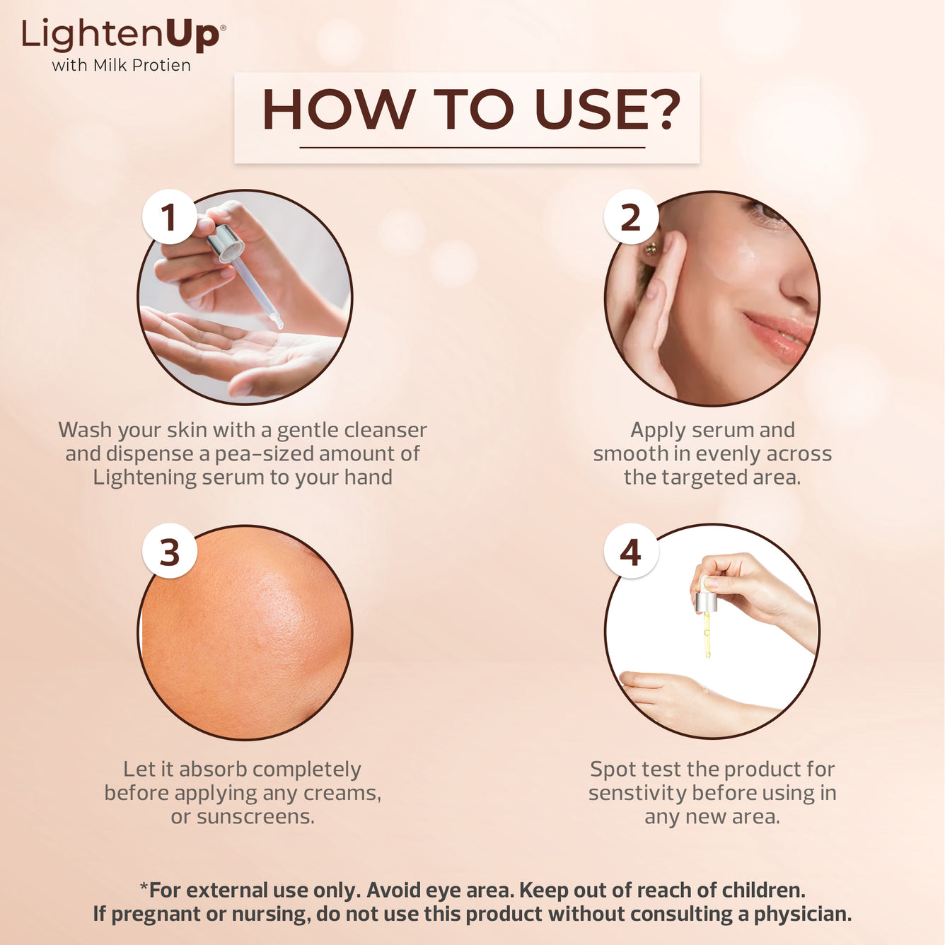 Sérum éclaircissant au lait LightenUp 30 ml 