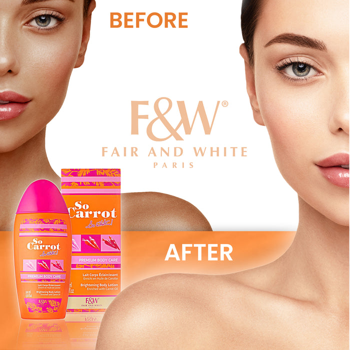 Fair and White So Carrot Brightening Lotion With carrot Oil 500ml