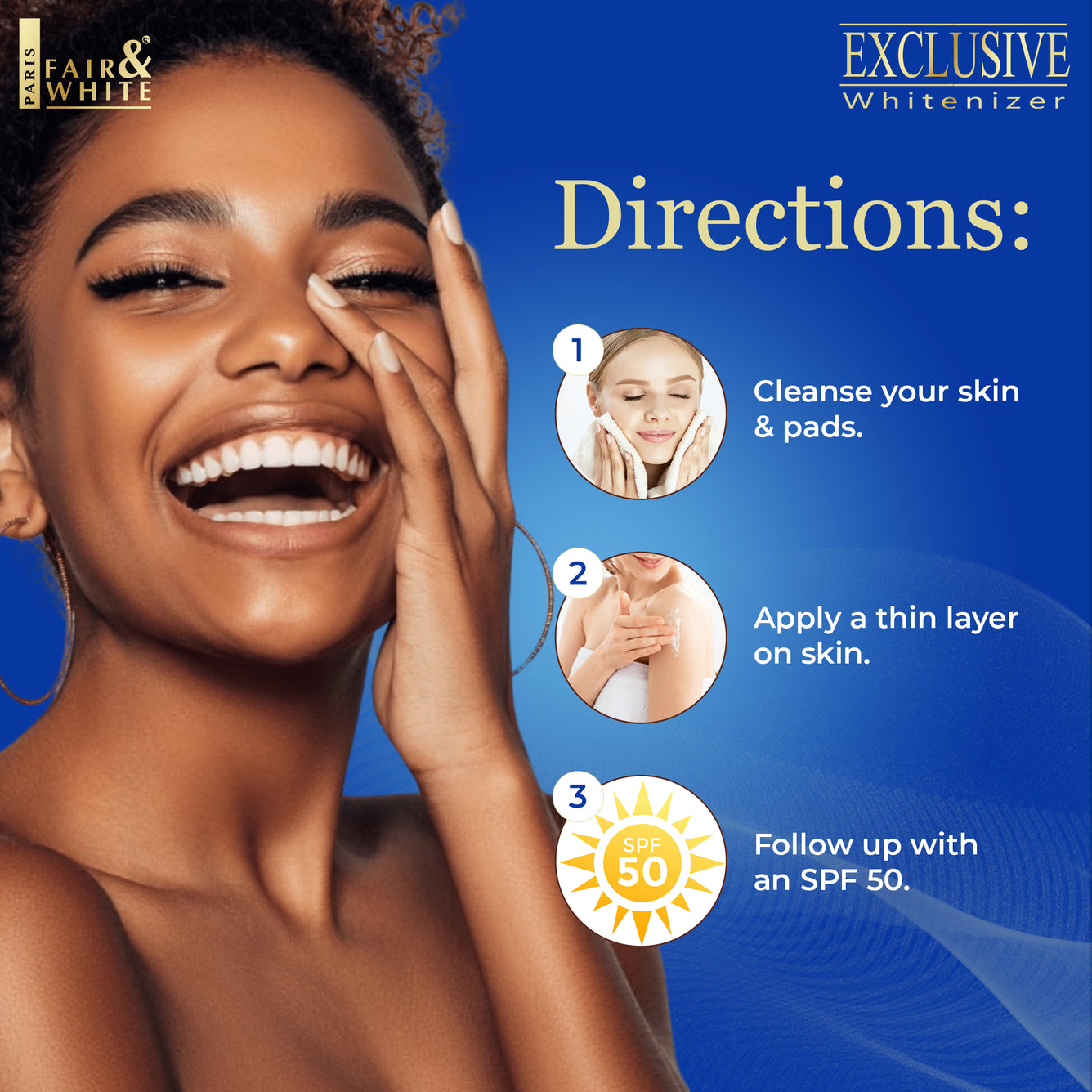 Fair and White Exclusive Whitenizer Body Lotion 500ml