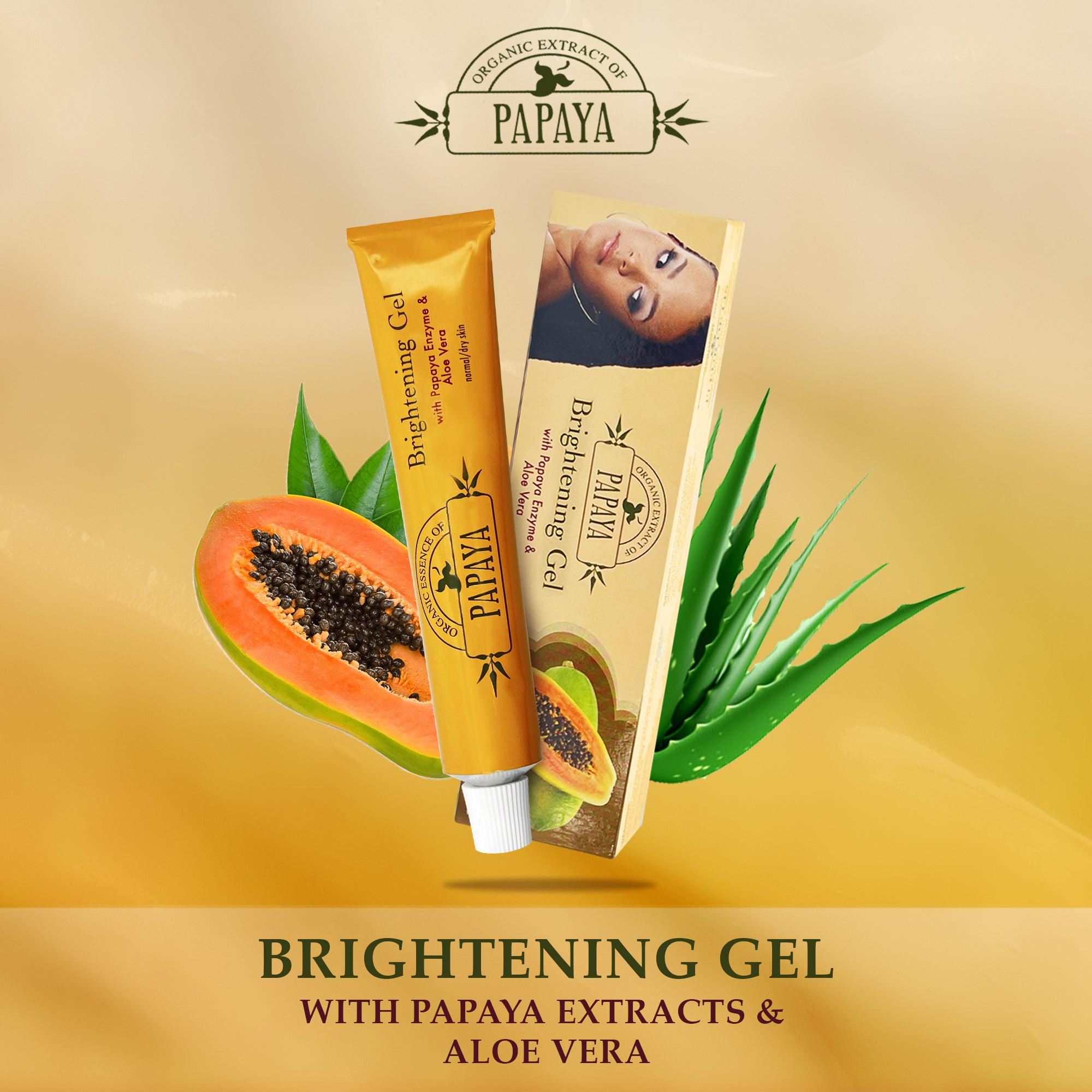 Organic Extract of Papaya Gel tube 30ML