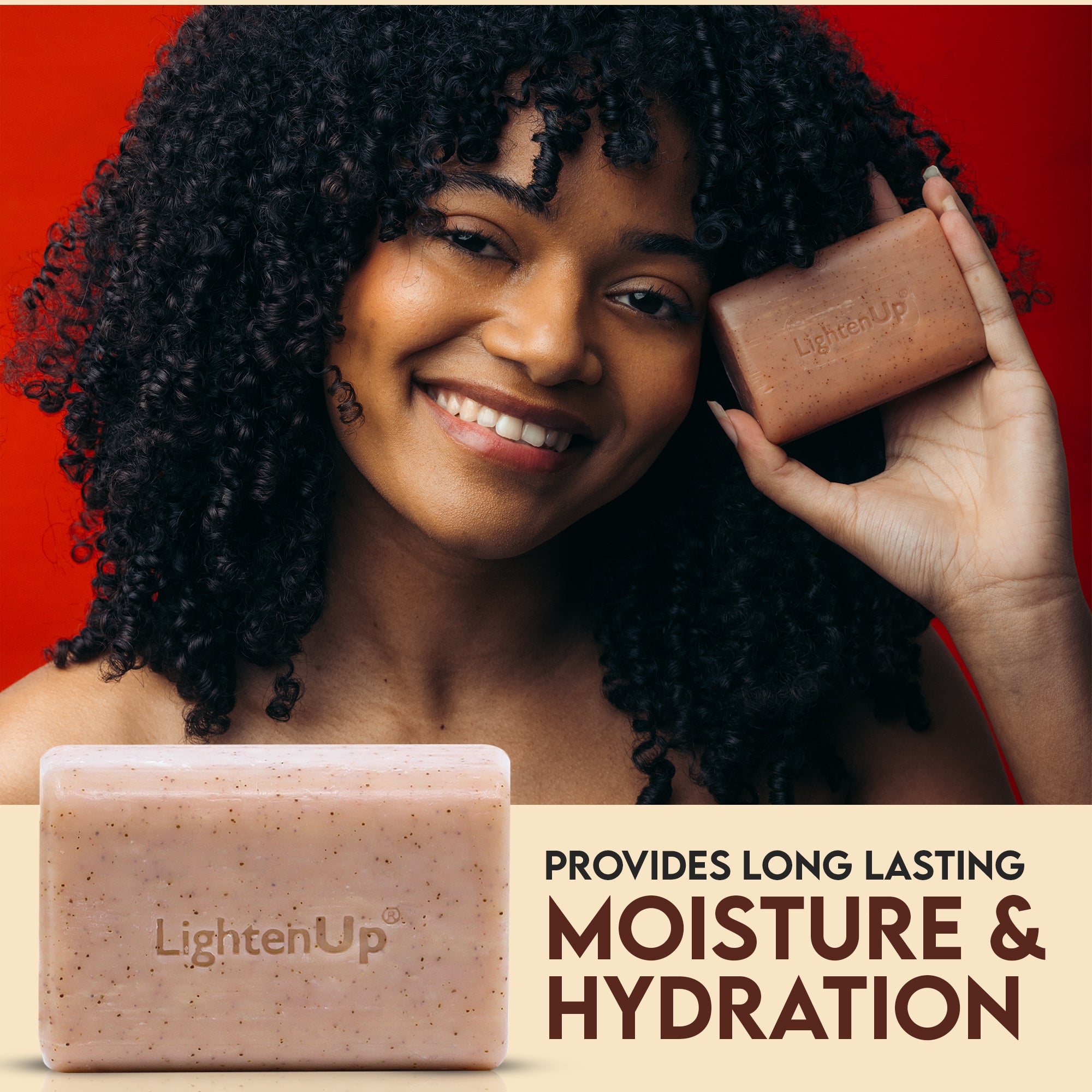 LightenUp Plus Shea Butter Exfoliating Soap 200g / 7.1 fl oz
