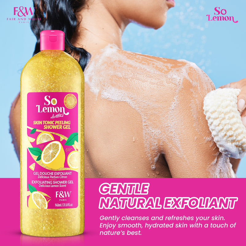 So Lemon Exfoliating Shower Gel 940ml