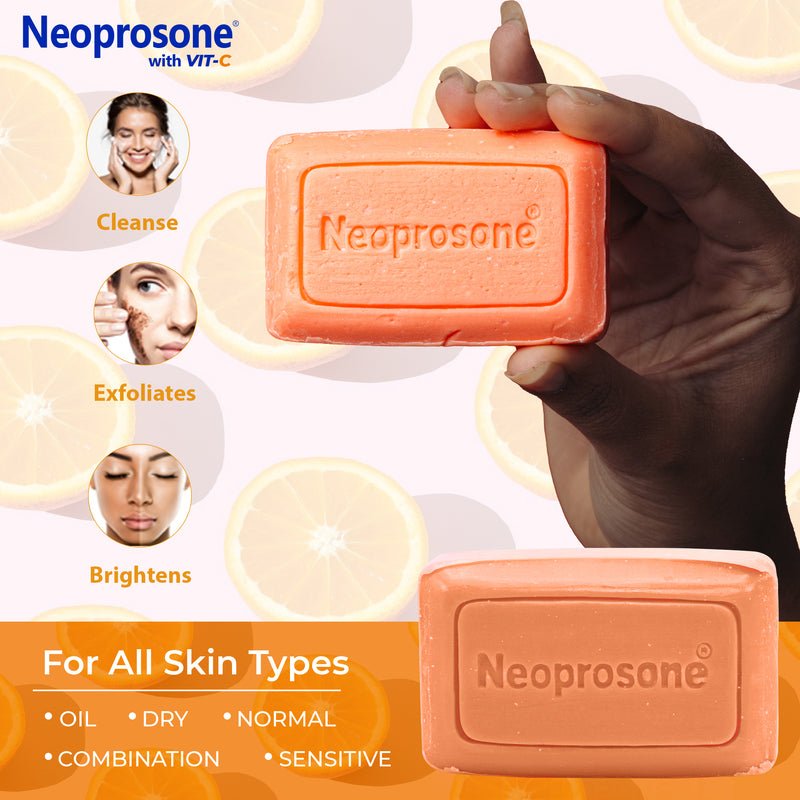 Savon Nettoyant Neoprosone à la Vitamine "C" 80g 