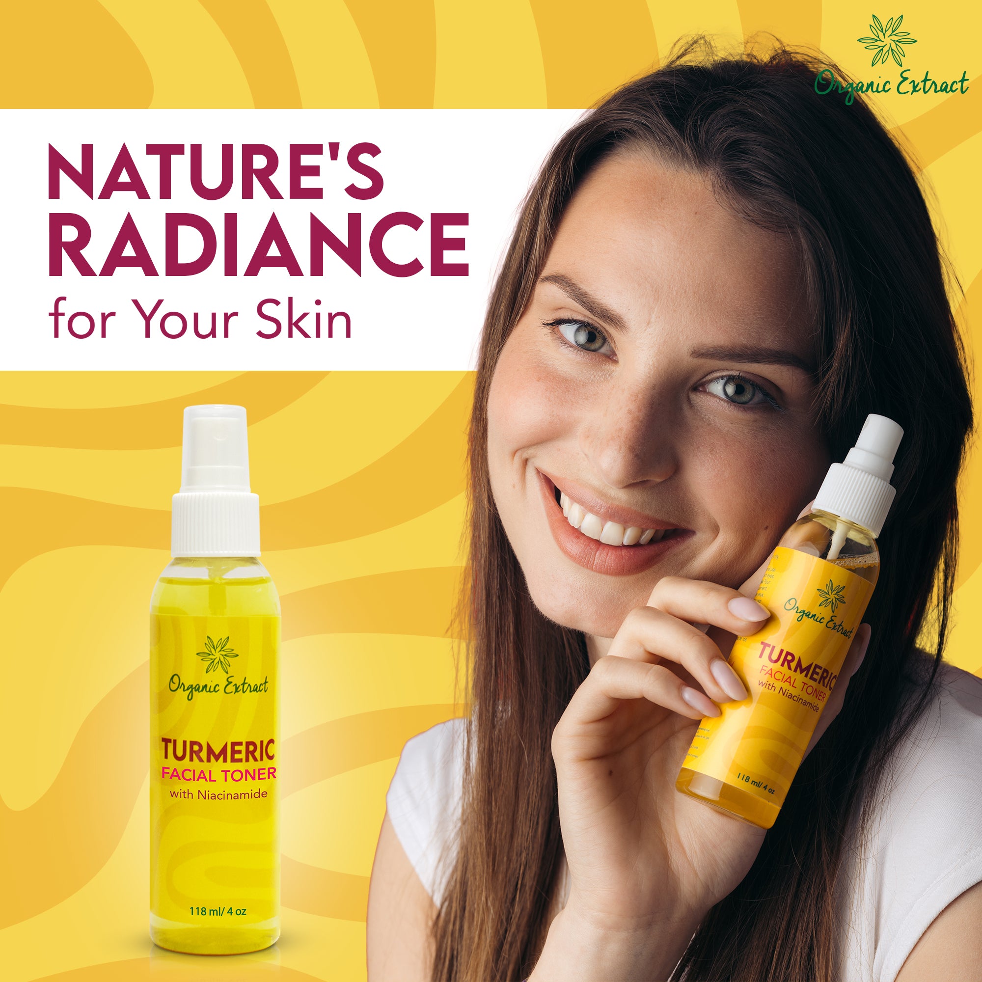 Organic Extract Turmeric Toner 4oz