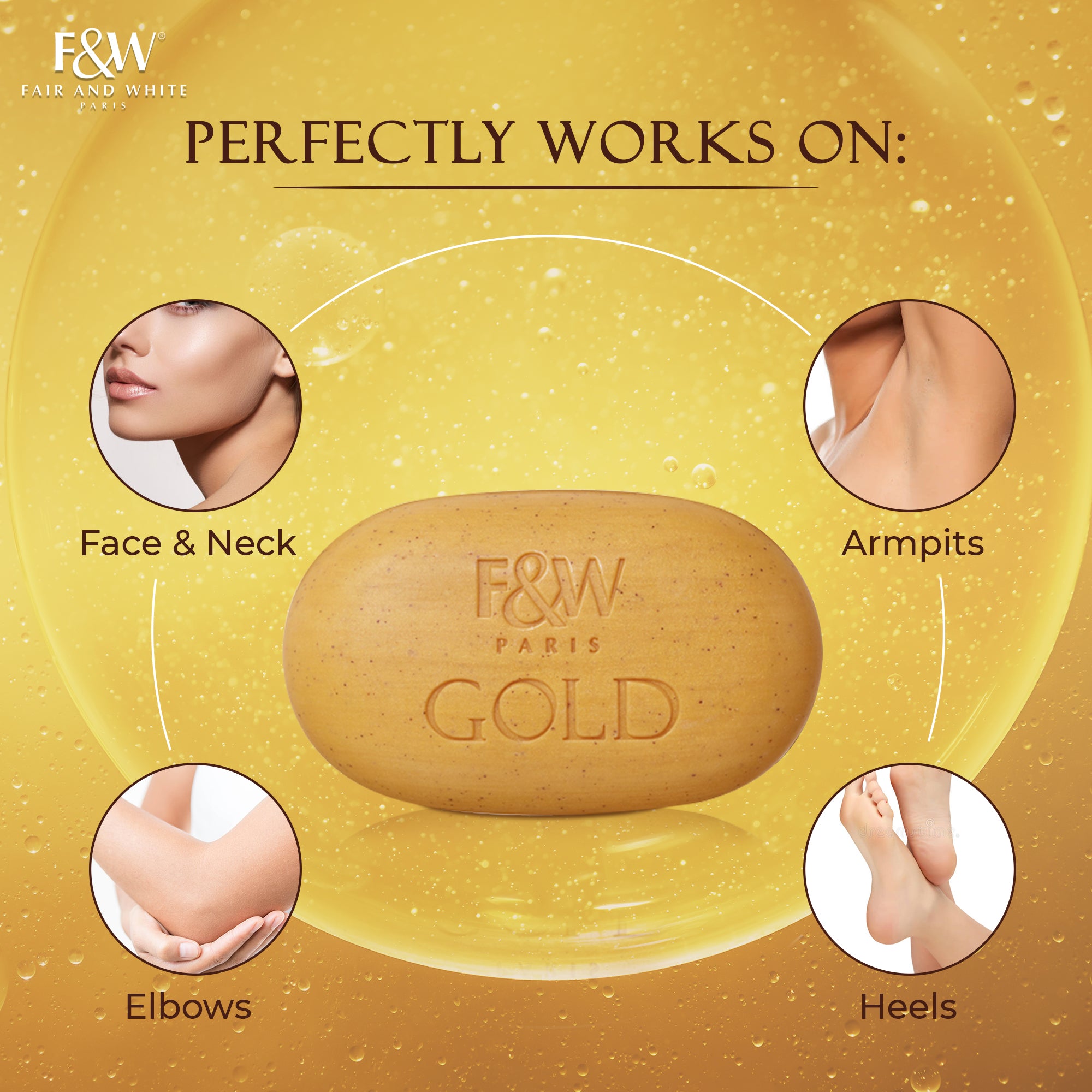 Savon Exfoliant Satin Doré 200g 