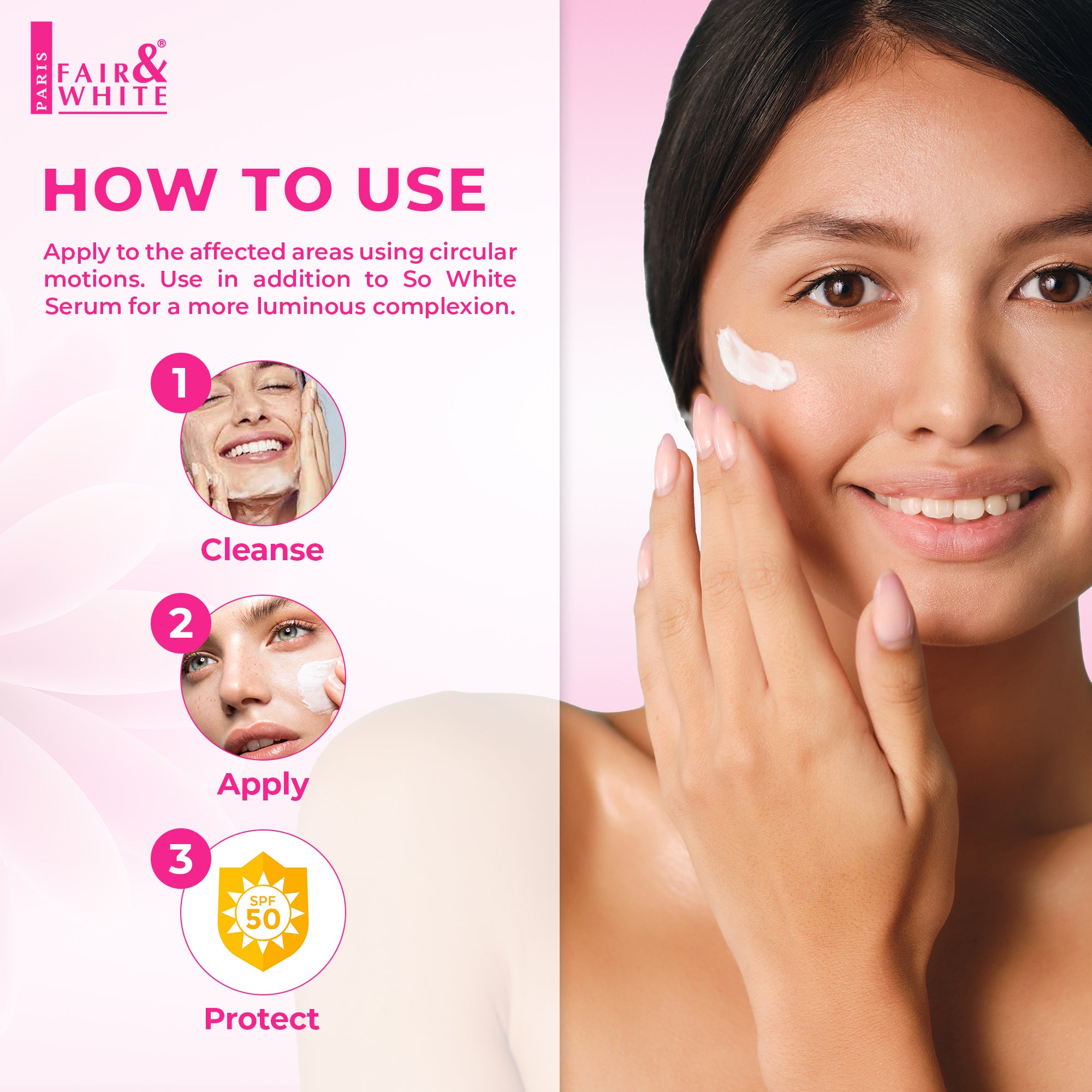 Fair And White So White Skin Perfector Brightening Cream 50ml / 1.7 fl oz