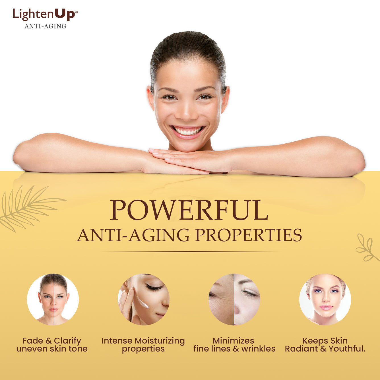 LightenUp GOLD Anti-Aging Lightening Cream Jar 100ml