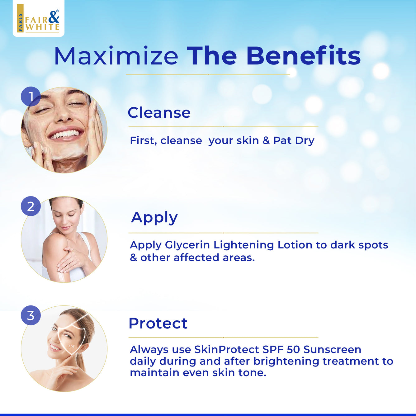 Fair and White Original Brightening Glycerin Lotion 125ml