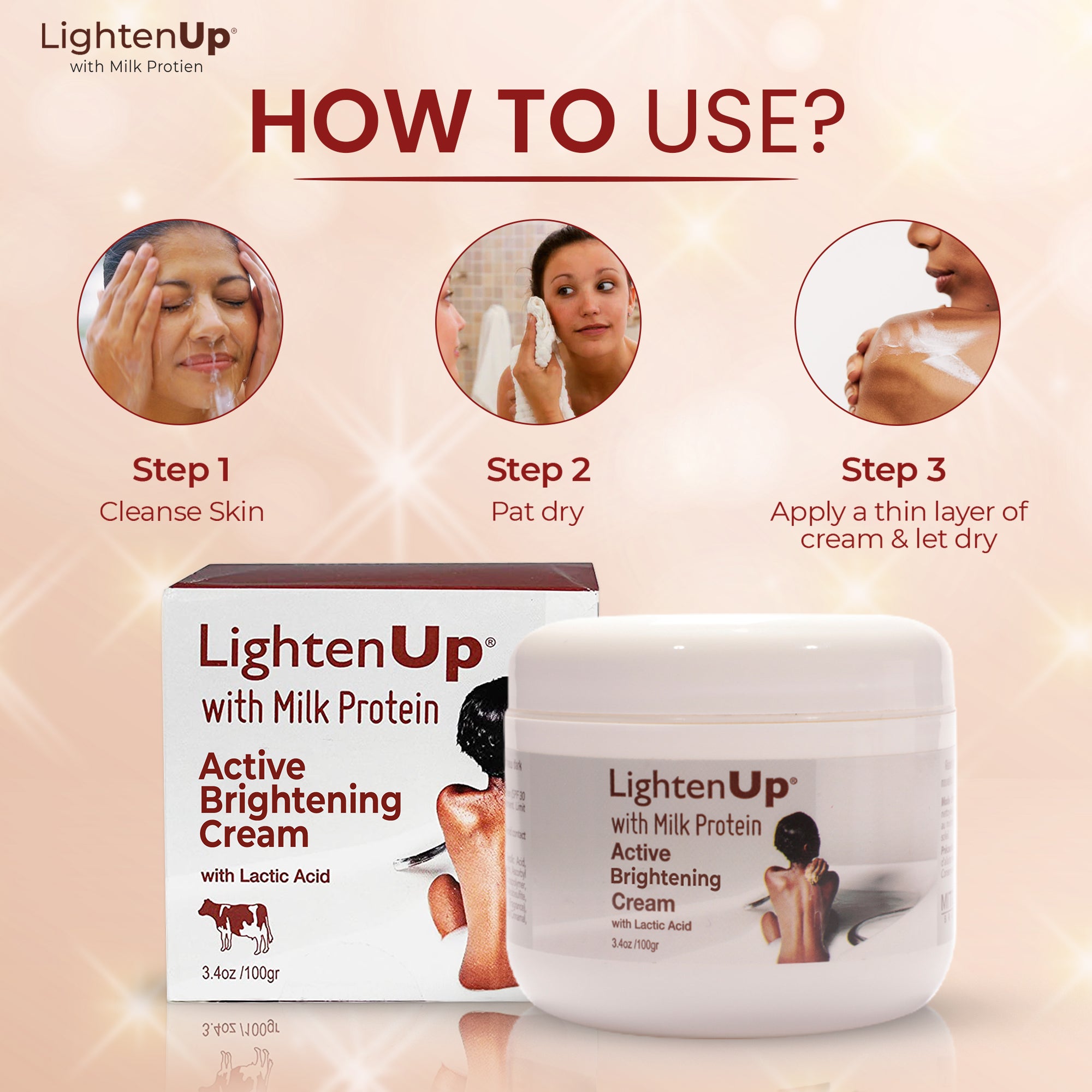 LightenUp Milk Active Lightening Cream 100 ML