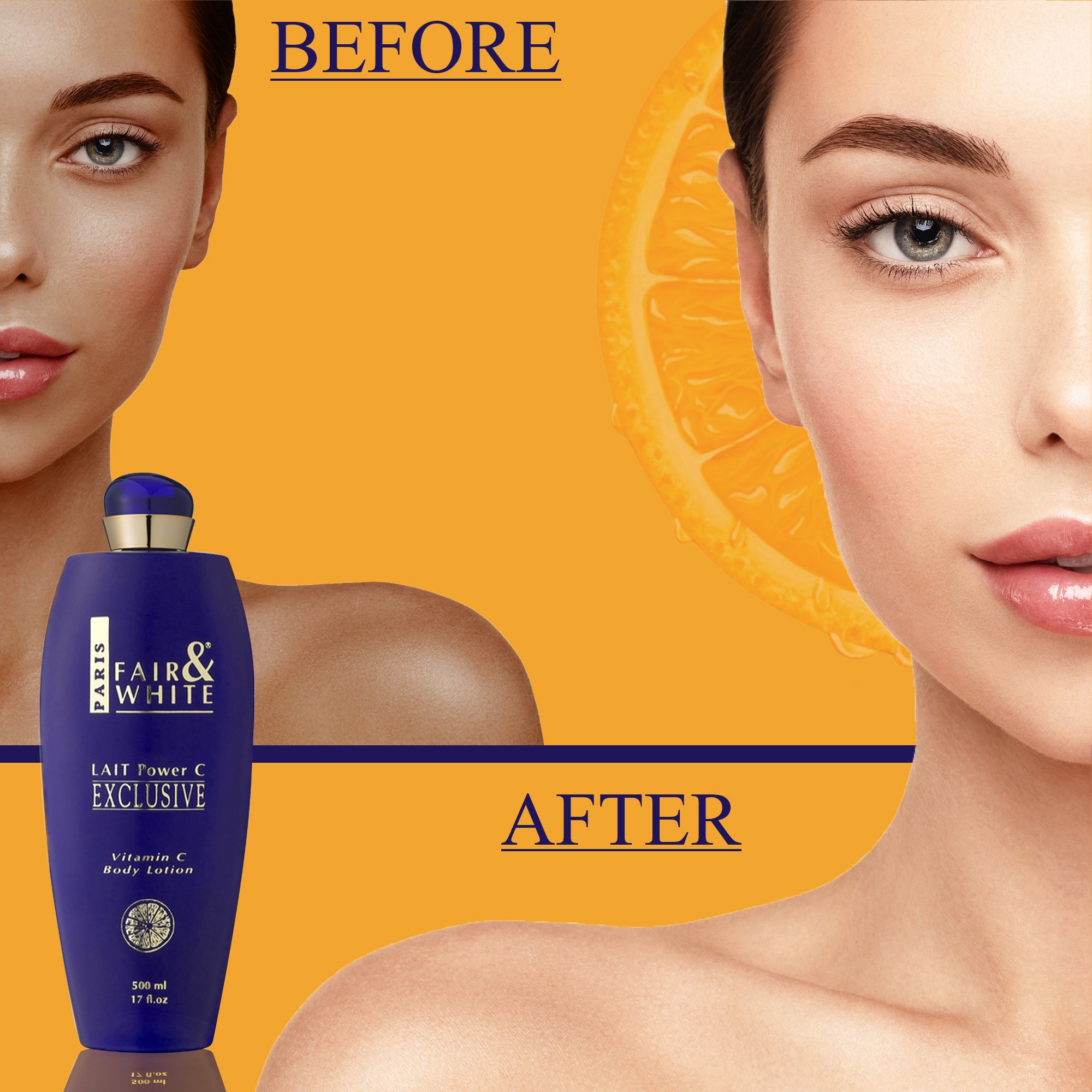 Fair and White Exclusive Body Lotion With Pure Vitamin C 500ml