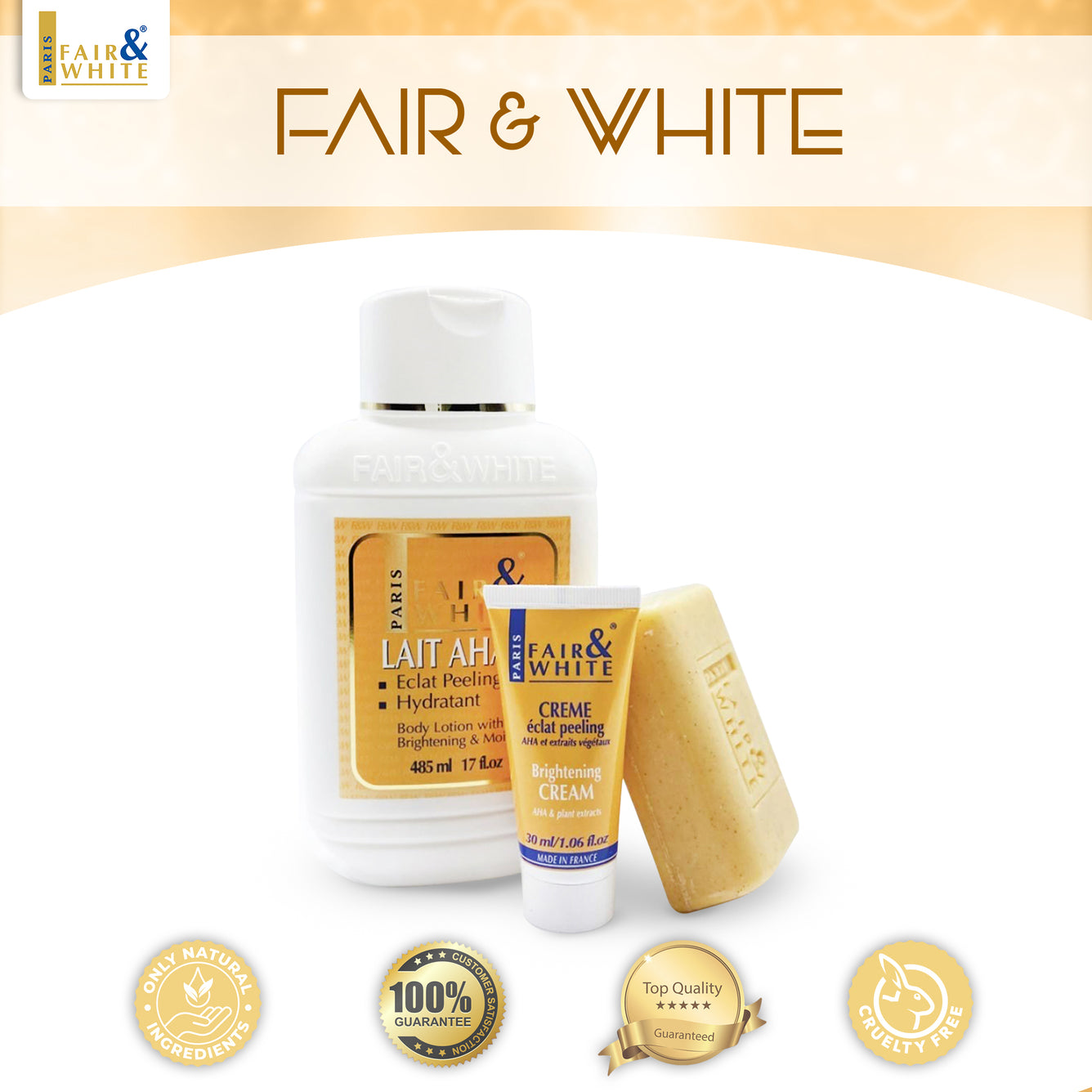 Fair and White AHA Exfoliating Soap 200gr