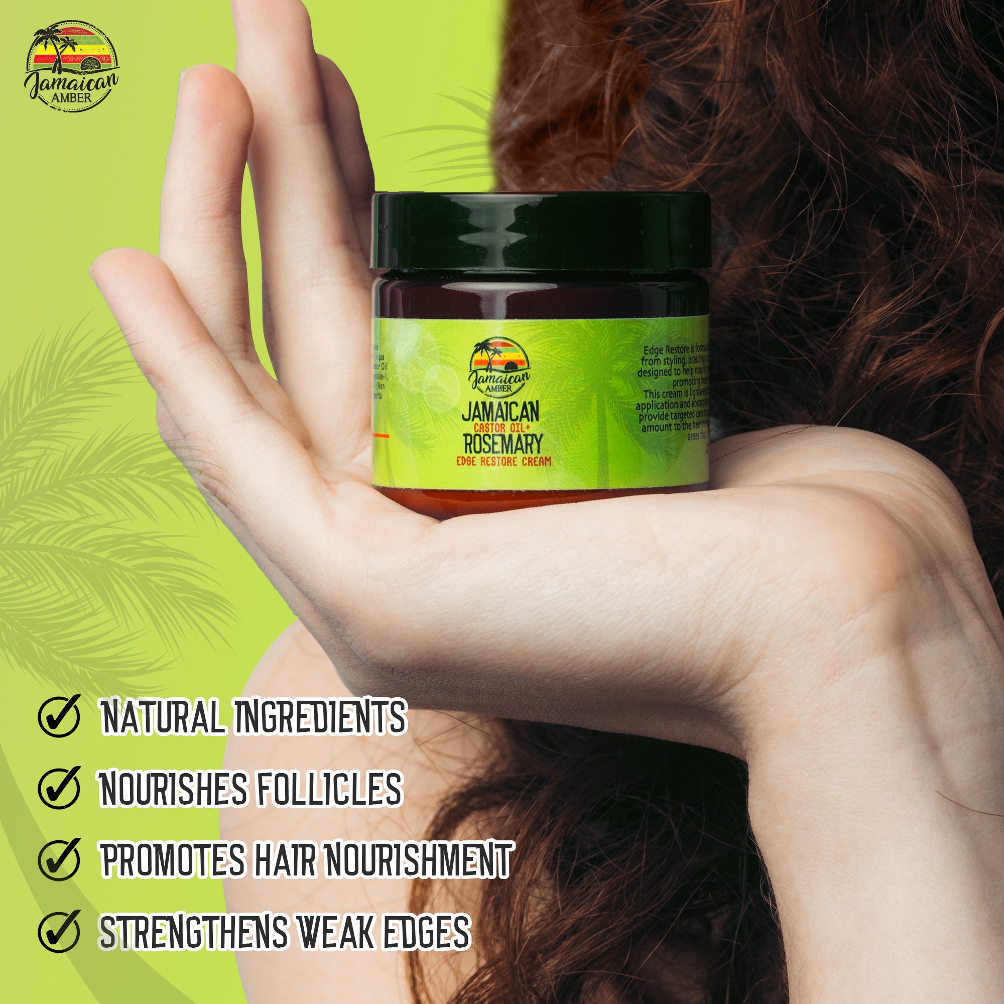 Restauration du bord de l'ambre jamaïcain 2oz