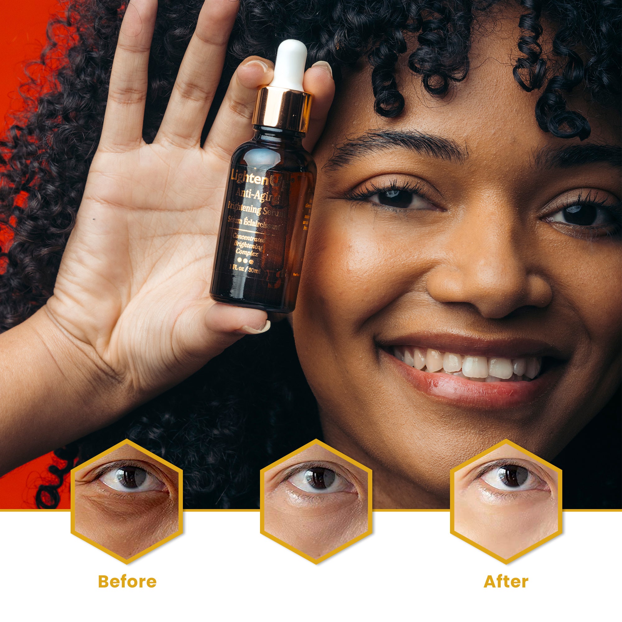 LightenUP GOLD Sérum Éclaircissant Anti-Âge 30 ml