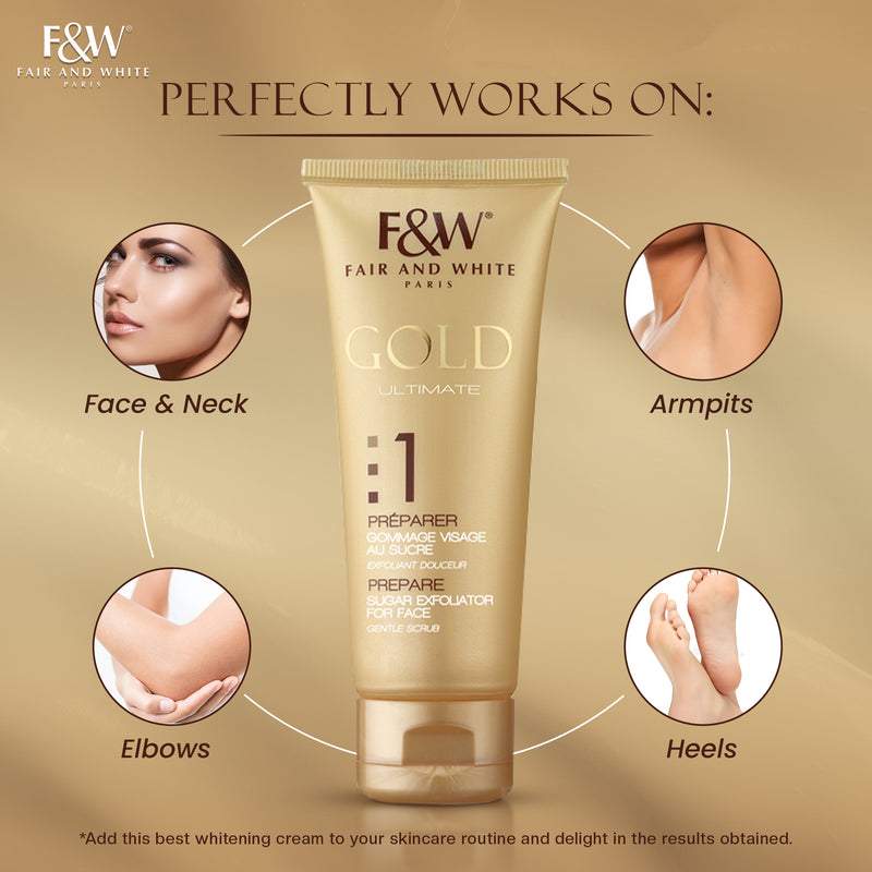 Crème éclaircissante Gold Aha - 75 ml 