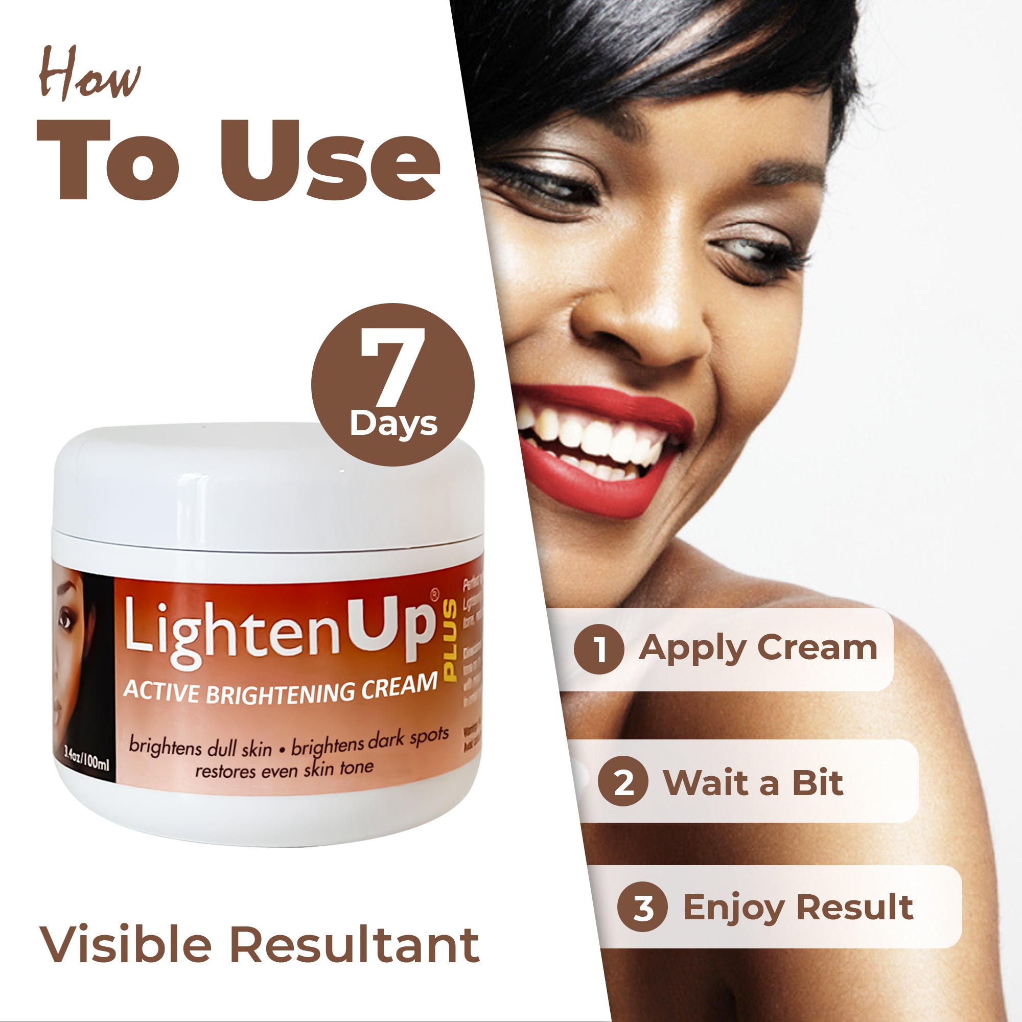 LightenUp Plus Active Lightening Cream 100ml / 3.4 oz