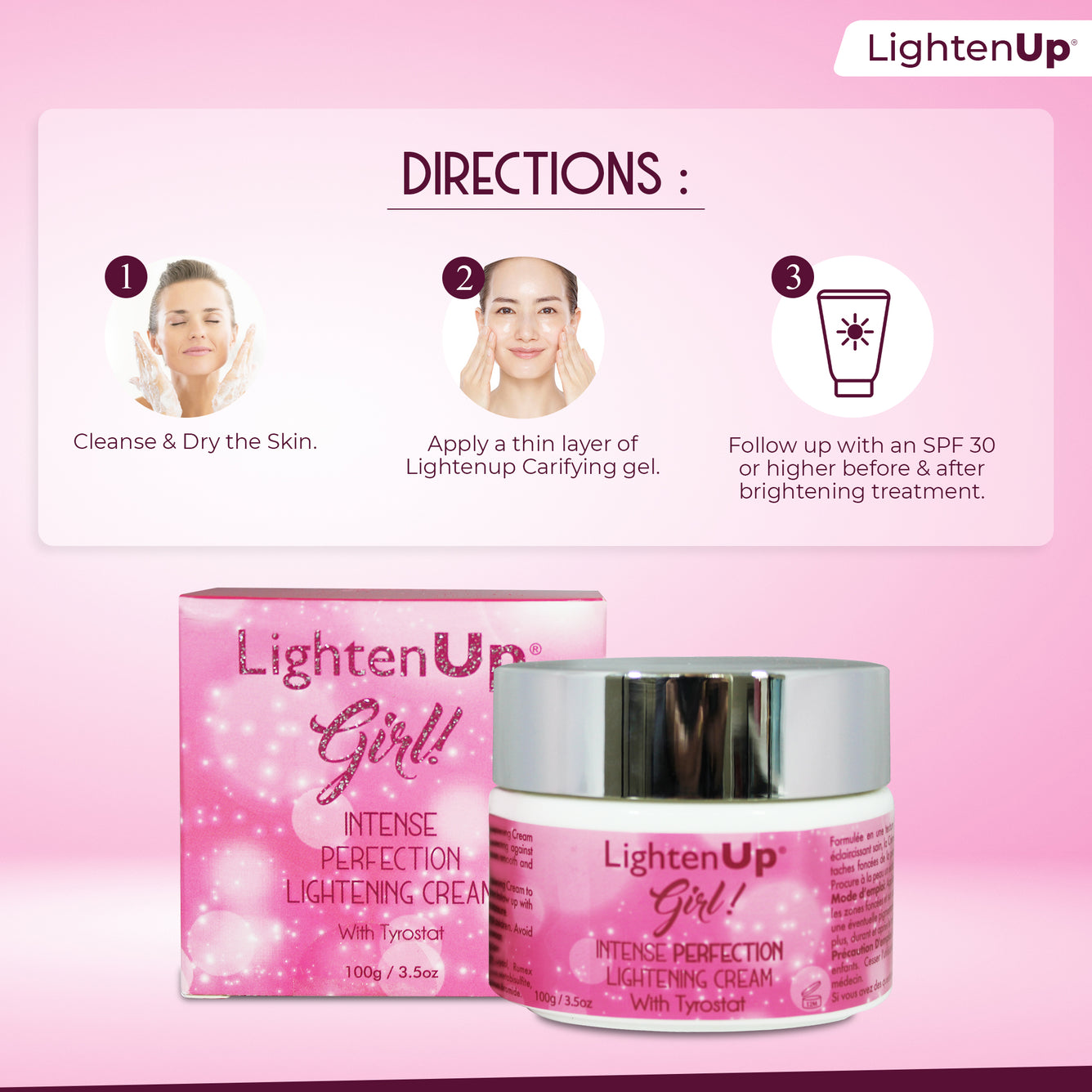 LightenUp Girl Intense Perfection Lightening Cream 100 ML