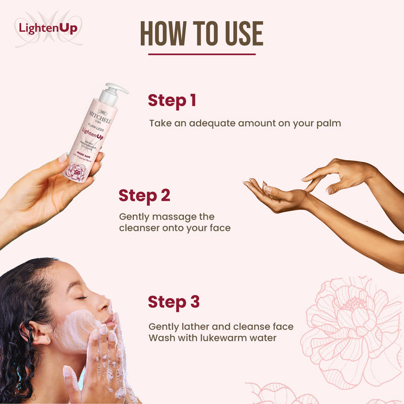 LightenUp Flaw-Less Cleanser 150g