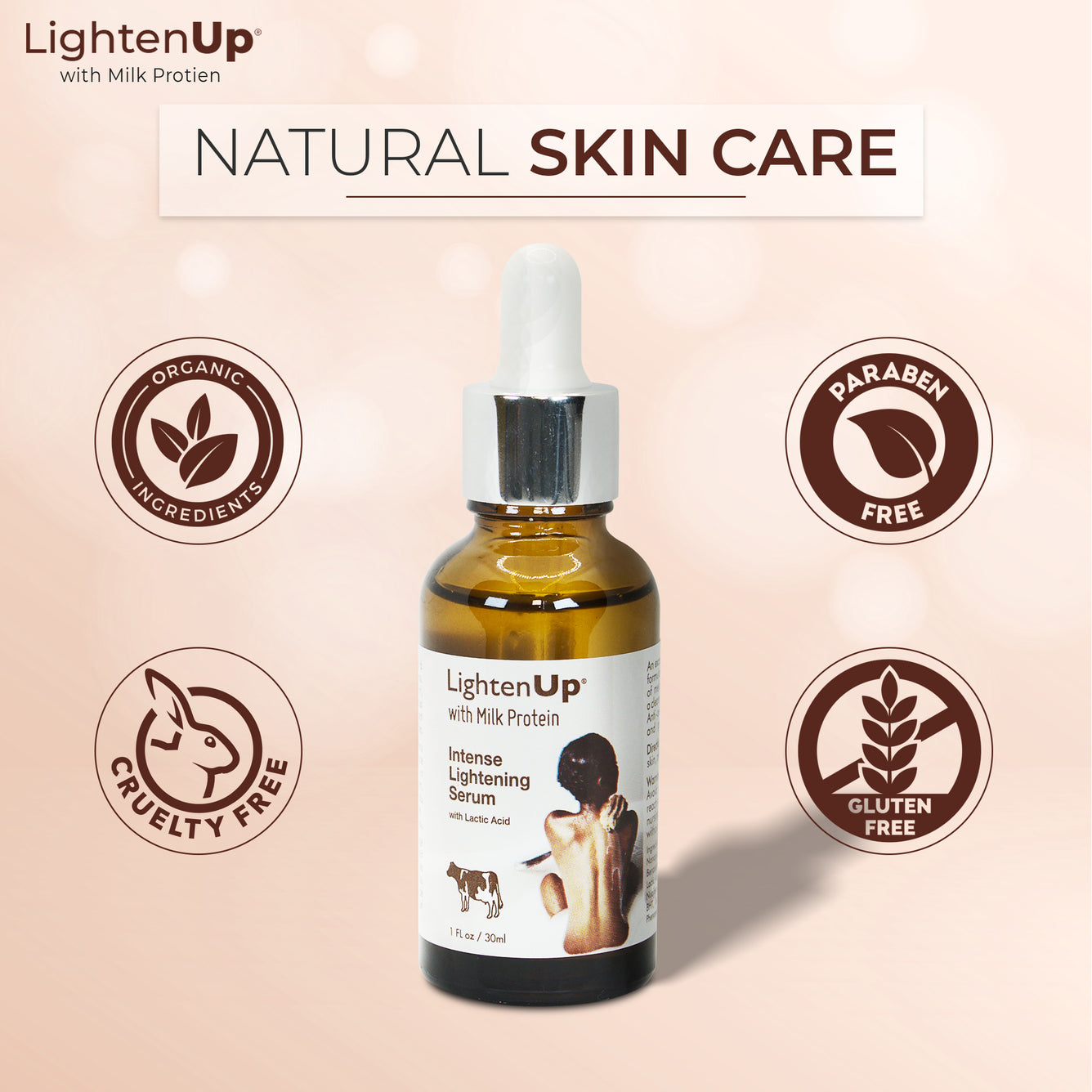 Sérum éclaircissant au lait LightenUp 30 ml 