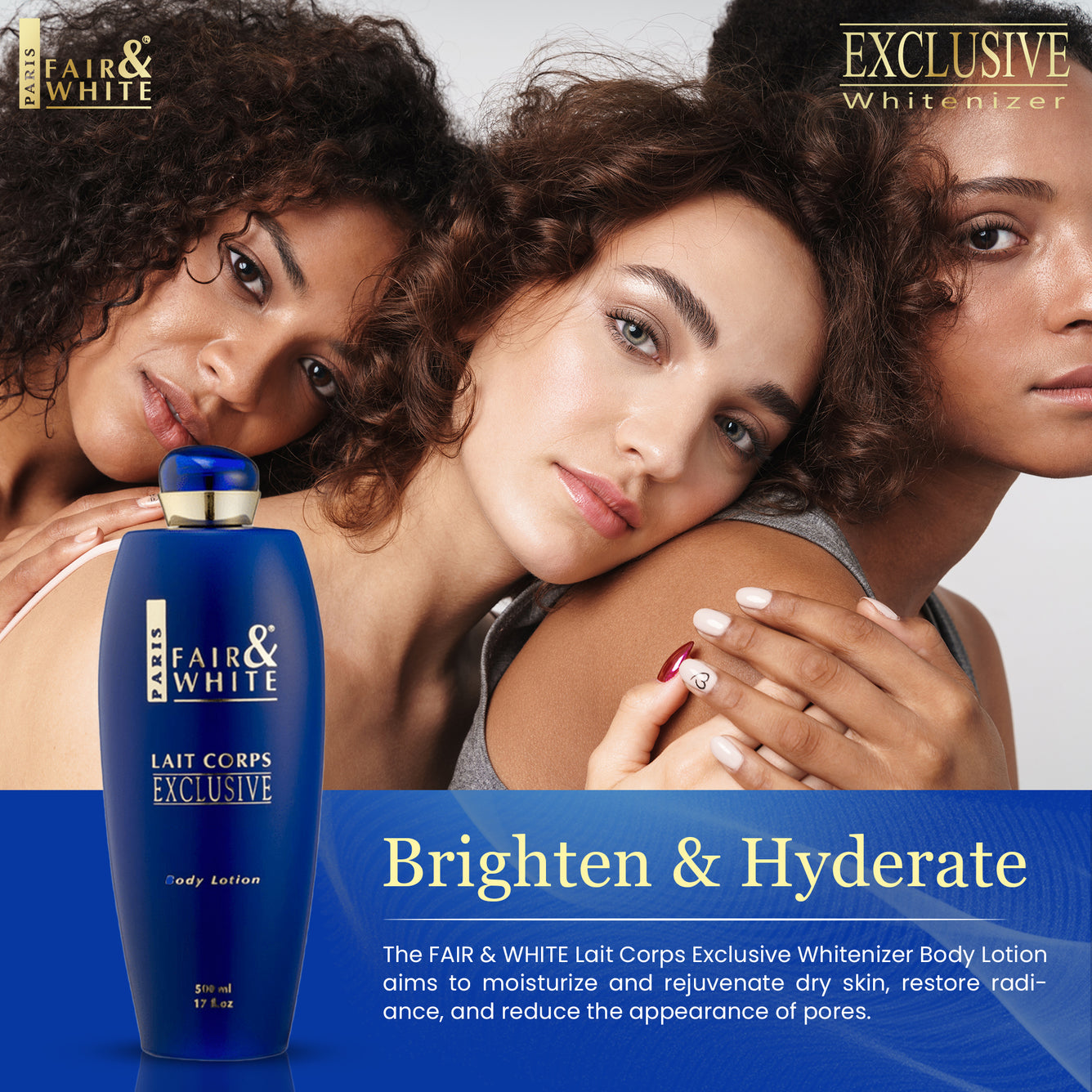 Fair and White Exclusive Whitenizer Body Lotion 500ml