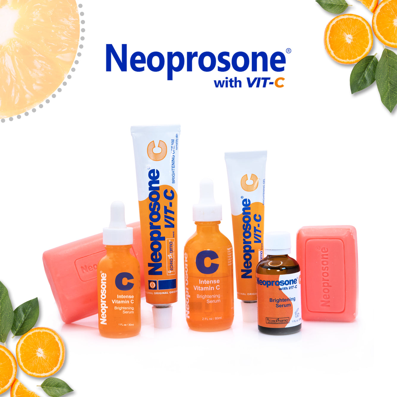 Crème Éclaircissante Néoprosone à la Vitamine C 50g 