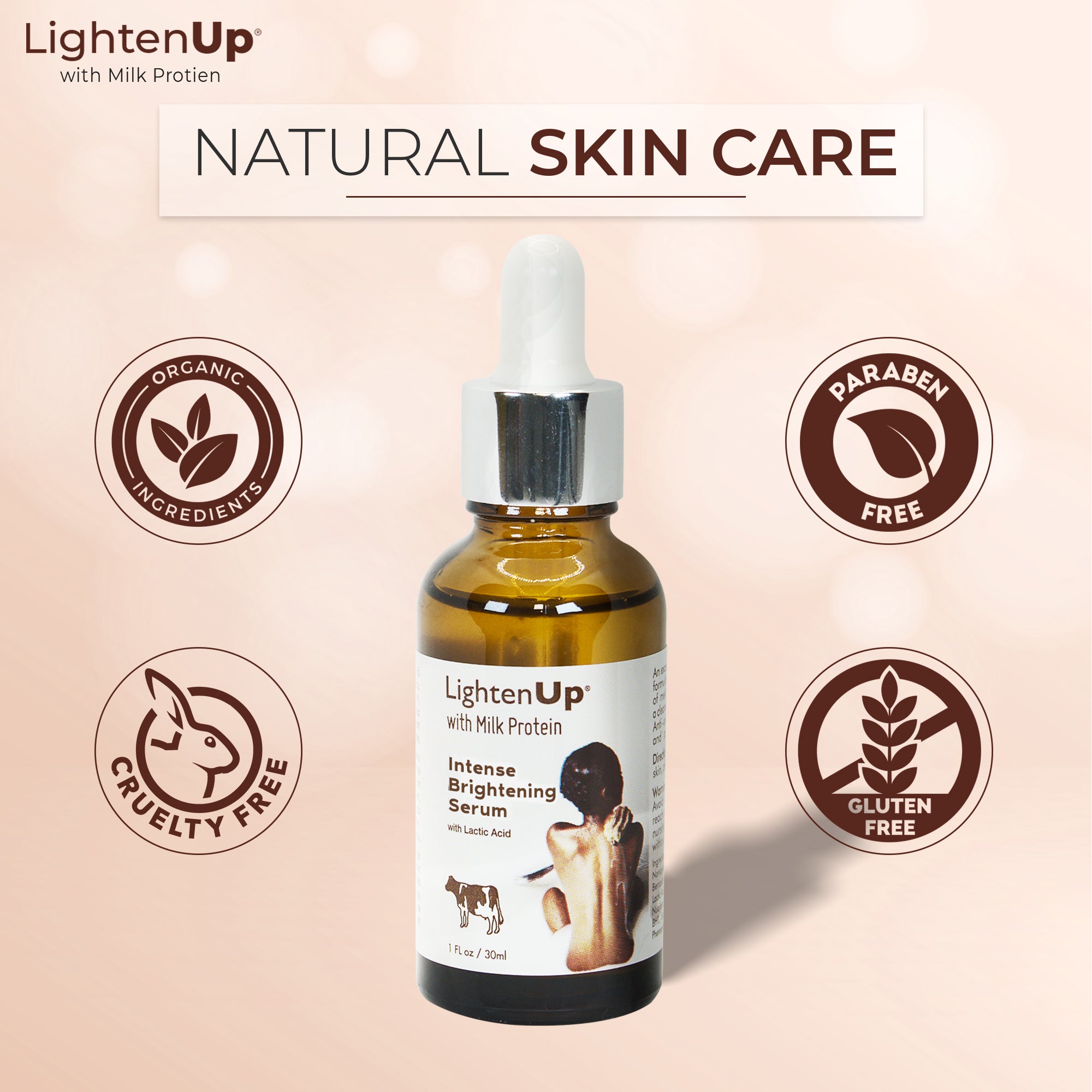 Sérum éclaircissant au lait LightenUp 30 ml 