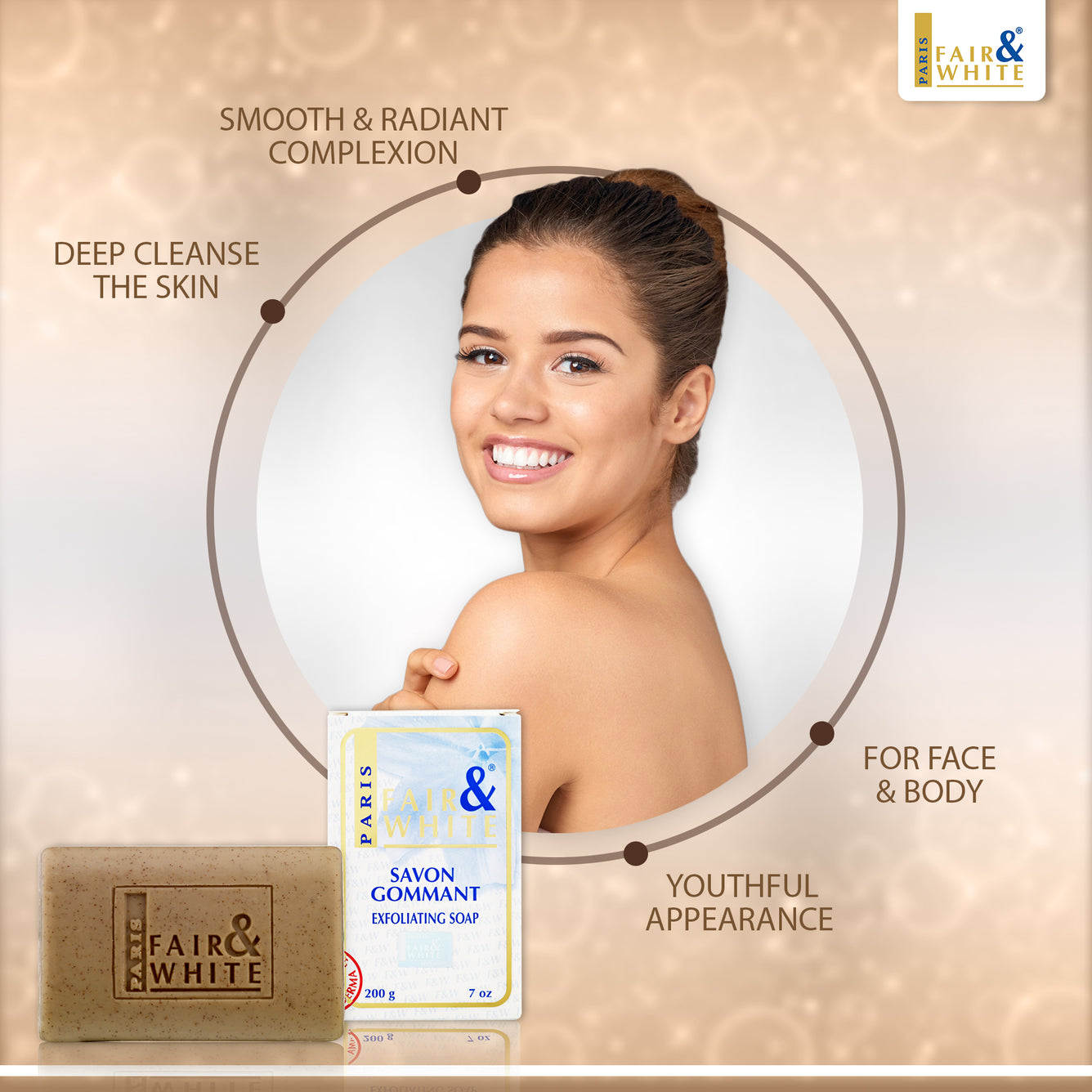 Fair and White Original White Exfoliating Soap 200g