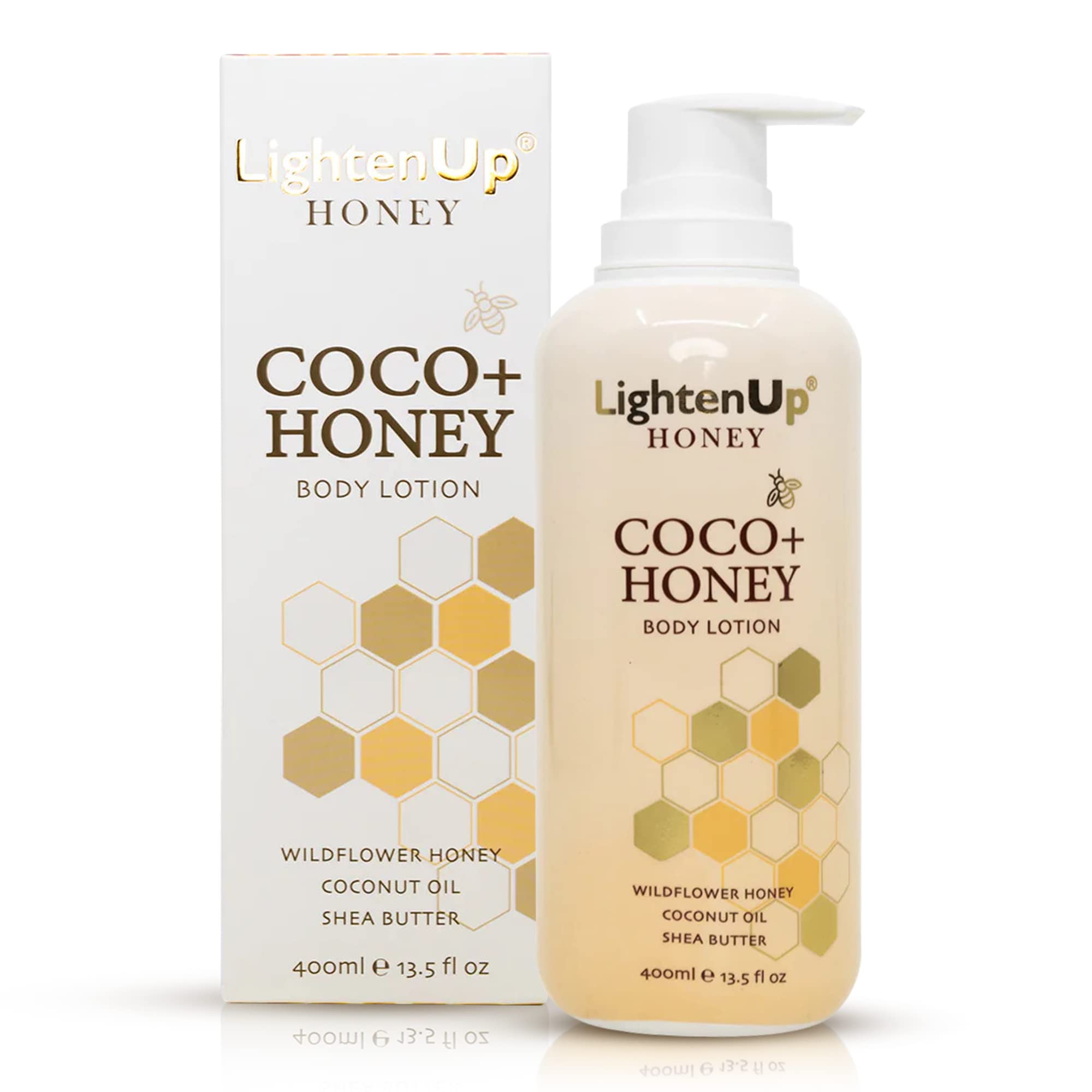 Lightenup Honey Coco + Honey Body Lotion 400ml