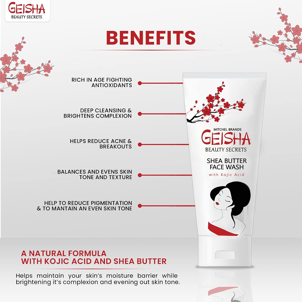 US Geisha Face Wash 60ml