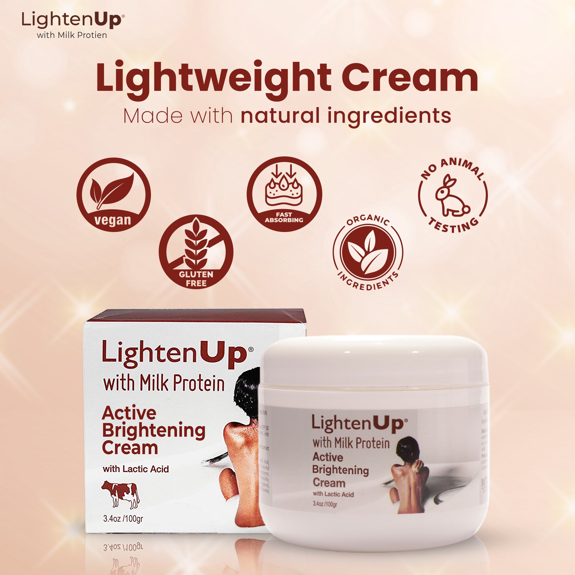 LightenUp Milk Active Lightening Cream 100 ML