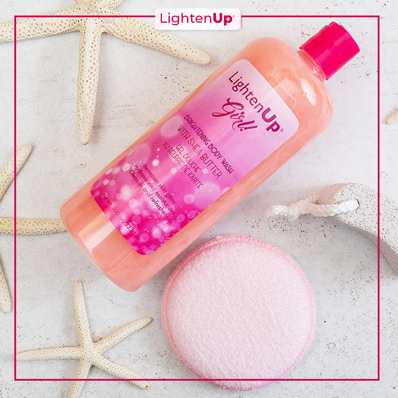 LightenUp Girl Shower Gel 1000ML