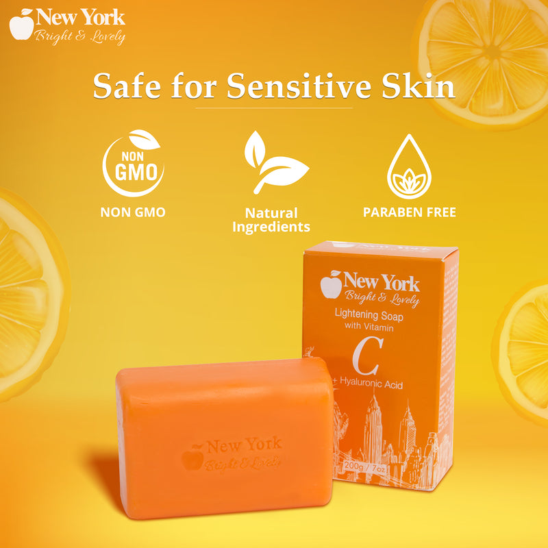 New York Bright & Lovely Beauty Soap w/Vit C 200g