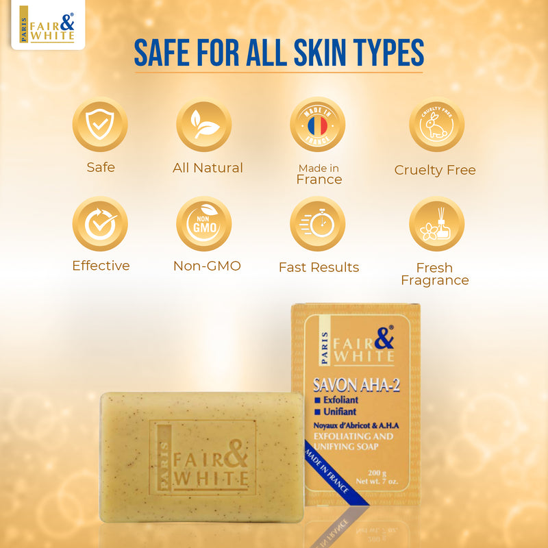 Savon Exfoliant AHA Fair and White 200gr 