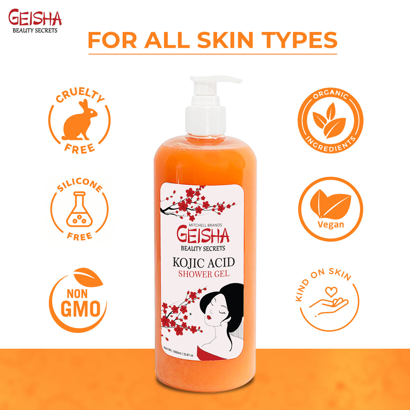 Geisha Exf Shower Gel 1000ml