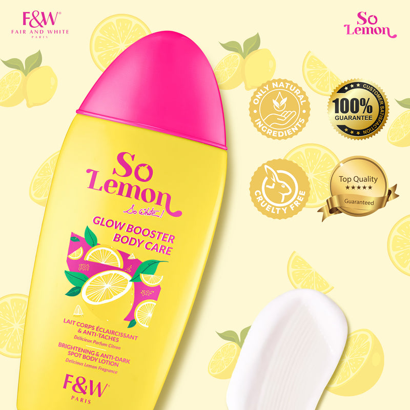 So Lemon Brightening Glow Booster Body Lotion 500ml