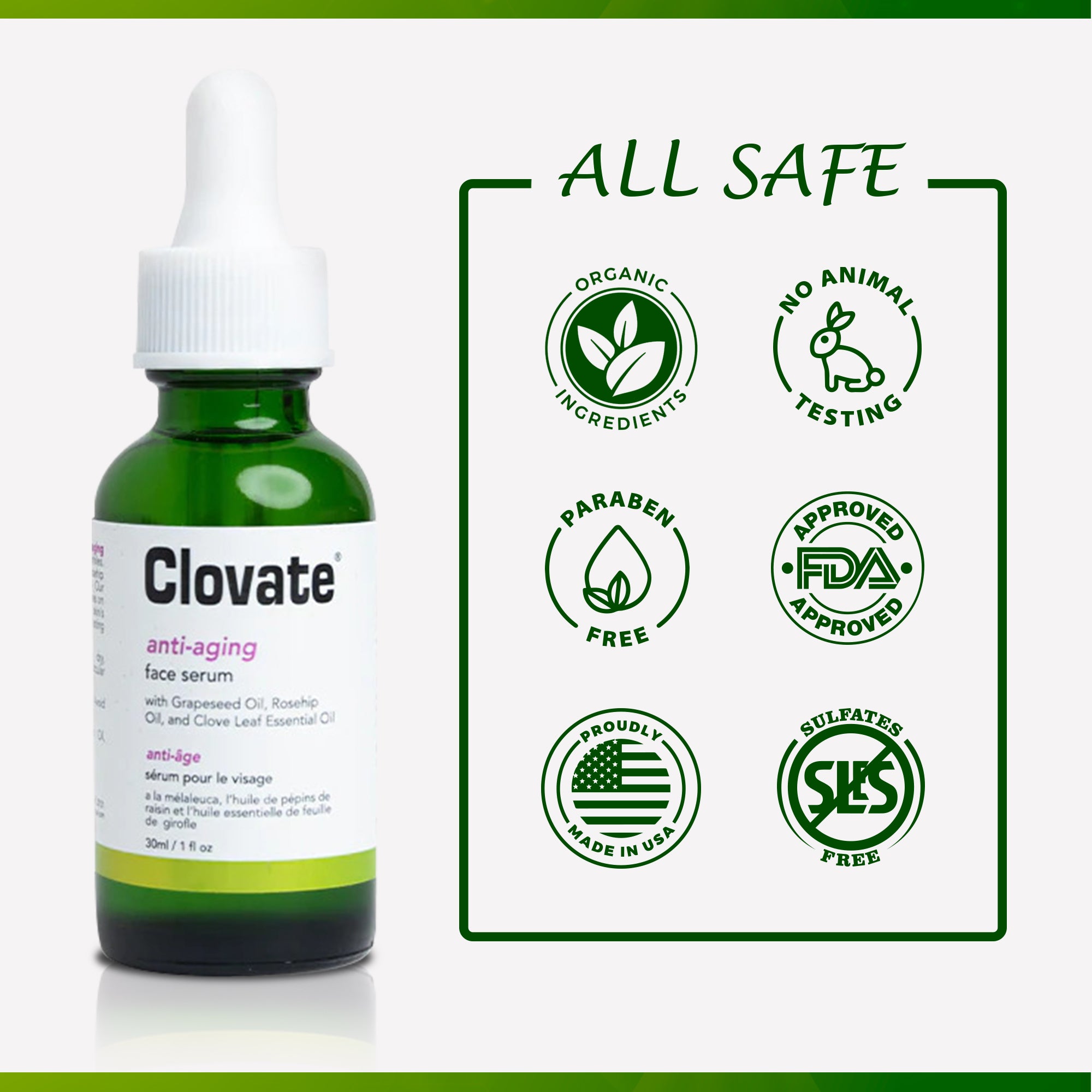 US Clovate Anti-aging Serum 30ml