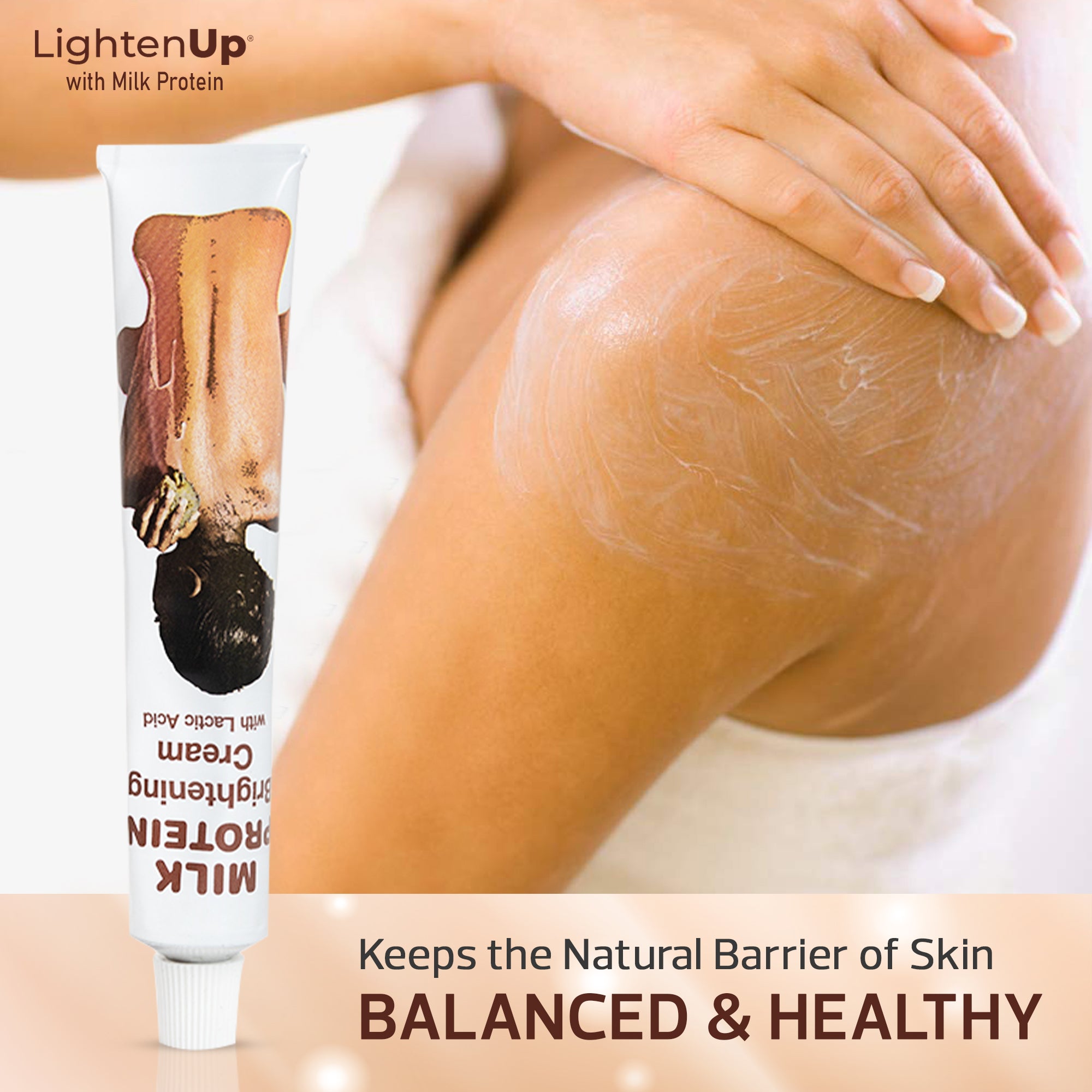 LightenUp Milk Protein Cream Tube 50g