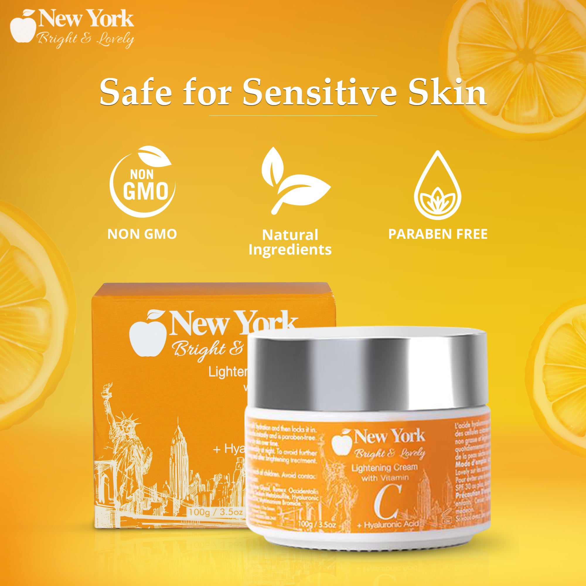 New York Bright & Lovely Crème Éclaircissante Active Pot 100 ML 