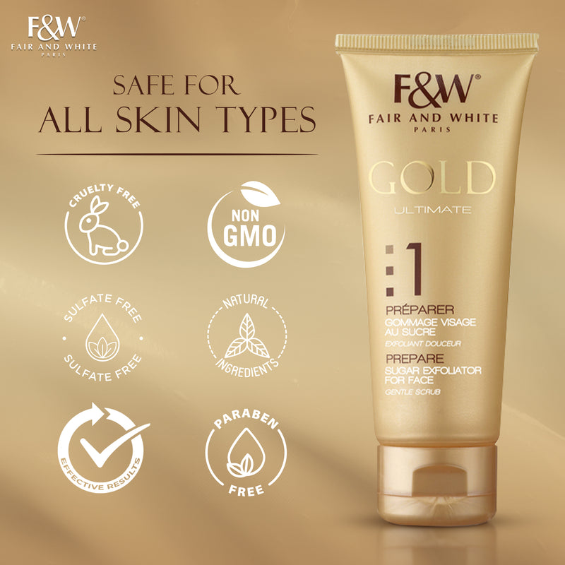 Crème éclaircissante Gold Aha - 75 ml 