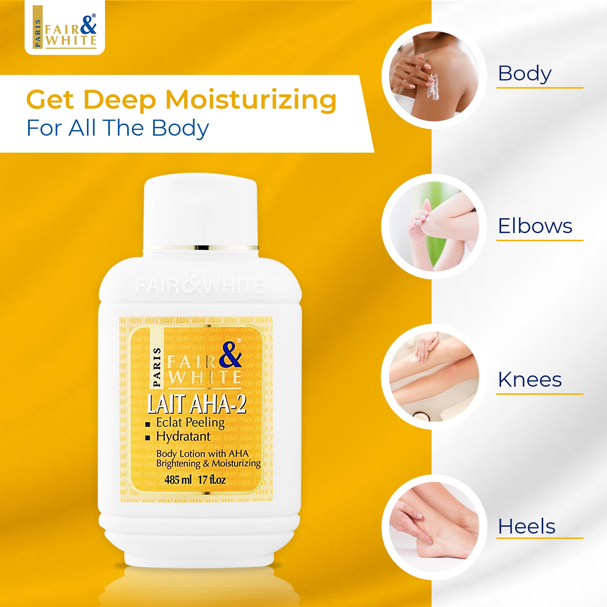 Fair and White AHA Body Lotion  500ml