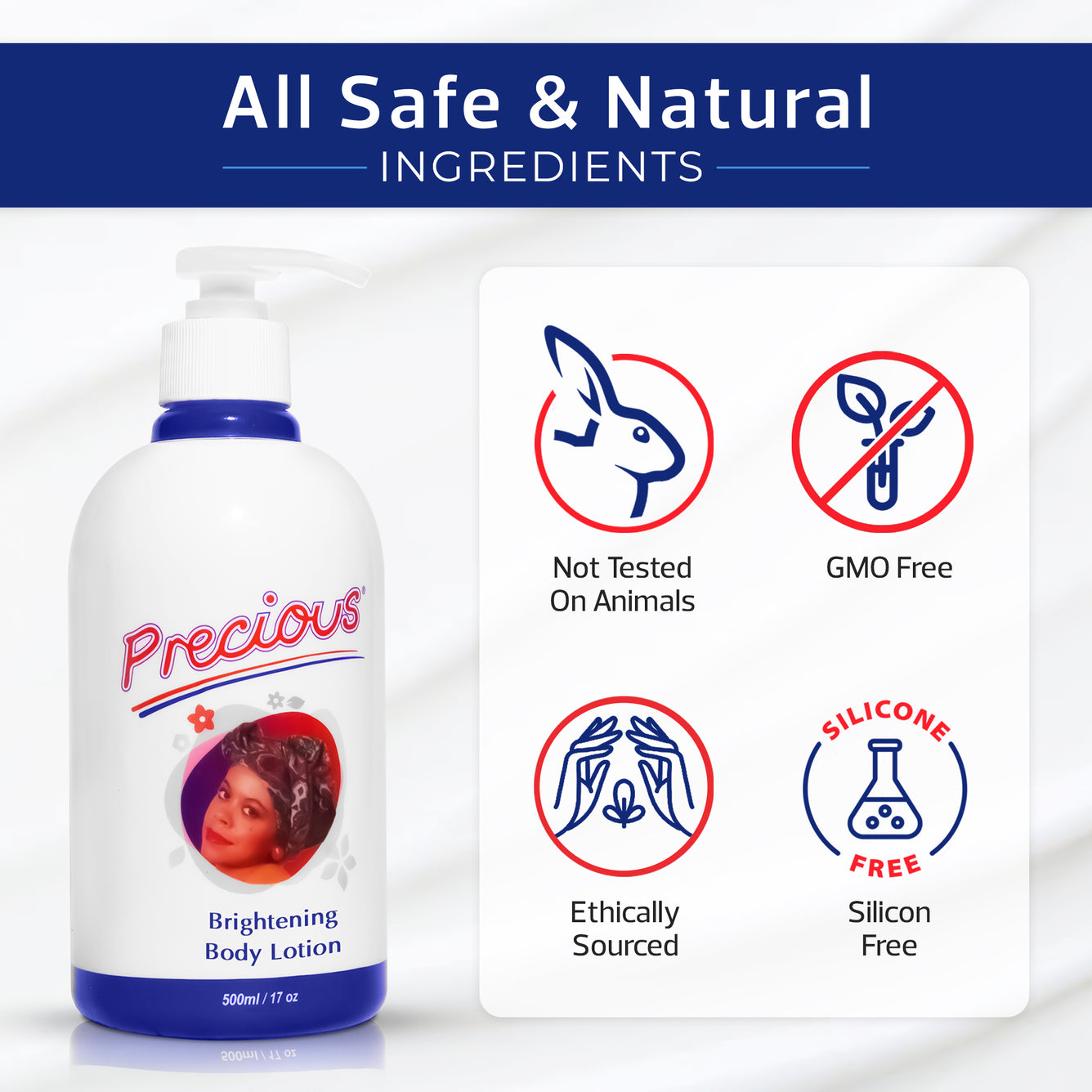 Precious Brightening Lotion (with pump) 500g