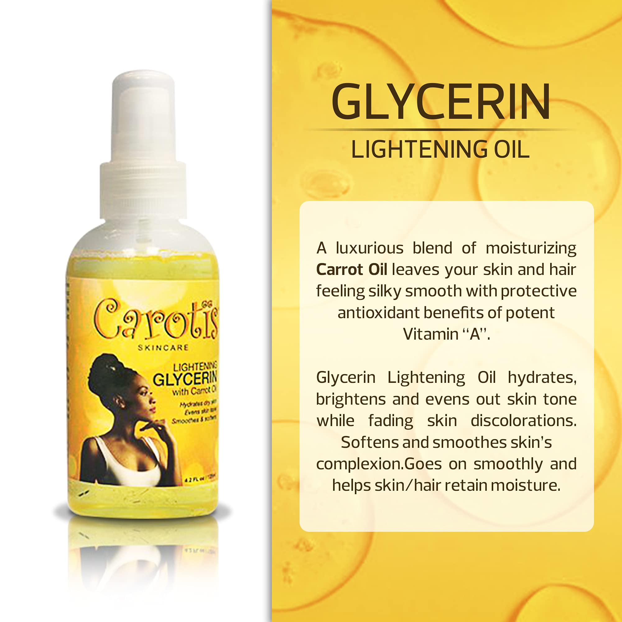 Carotis Glycerin Lightening Oil 60ml