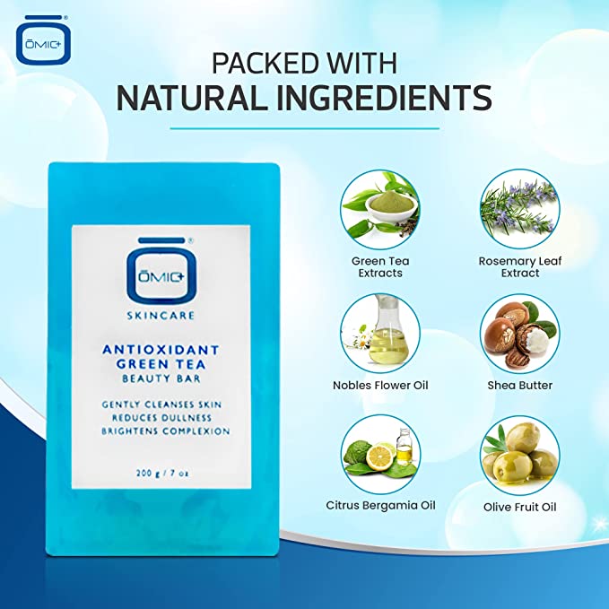 Omic+ Barre de Beauté au Thé Vert 200g
