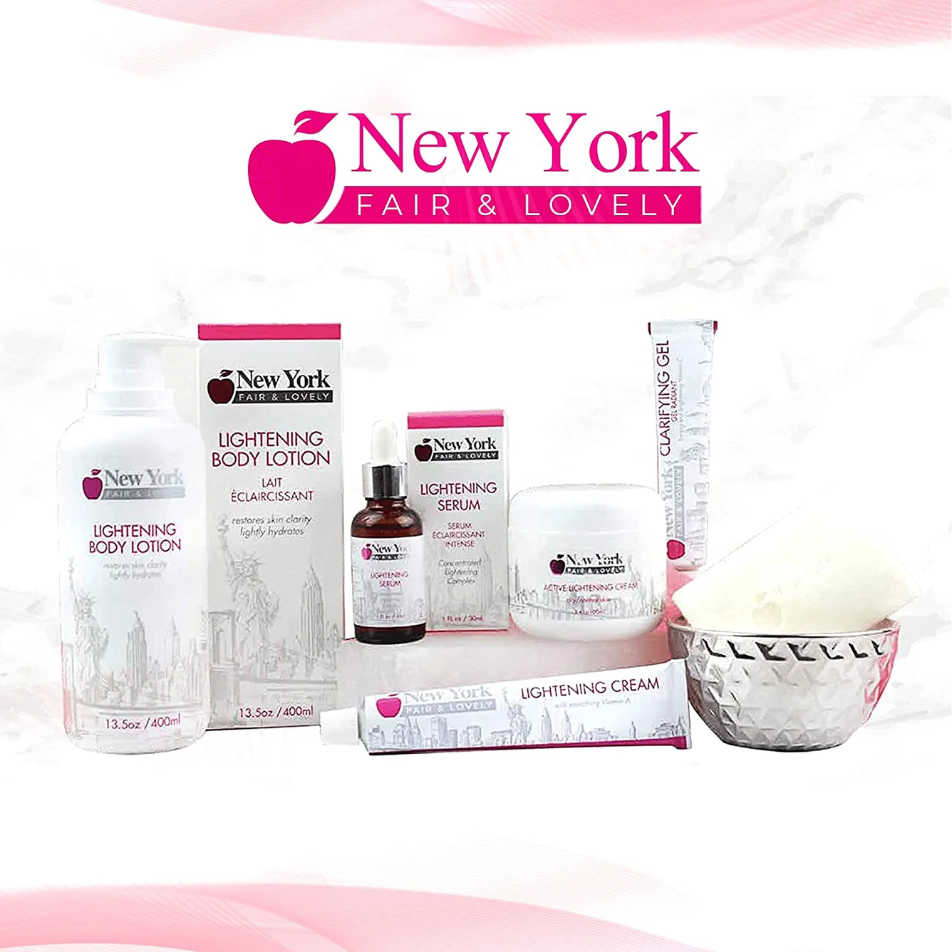 New York Fair & Lovely Gel éclaircissant Pompe 30 ML 